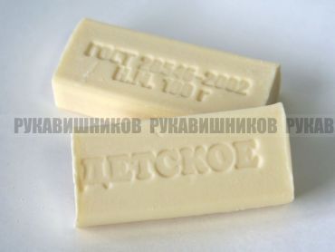 Мыло туалетное ДЕТСКОЕ (100 гр.) без обертки фото