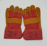 Перчатки спилковые комбинированные РУССКИЕ ТИГРЫ (10 XL)
